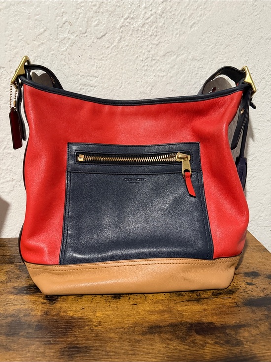Coach Handbags - Coach Color Blocked Legacy Duffel